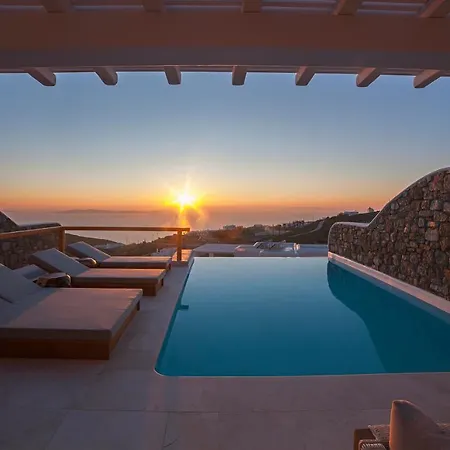 Apollo-private Pool-amazing View فيلة Mykonos Town